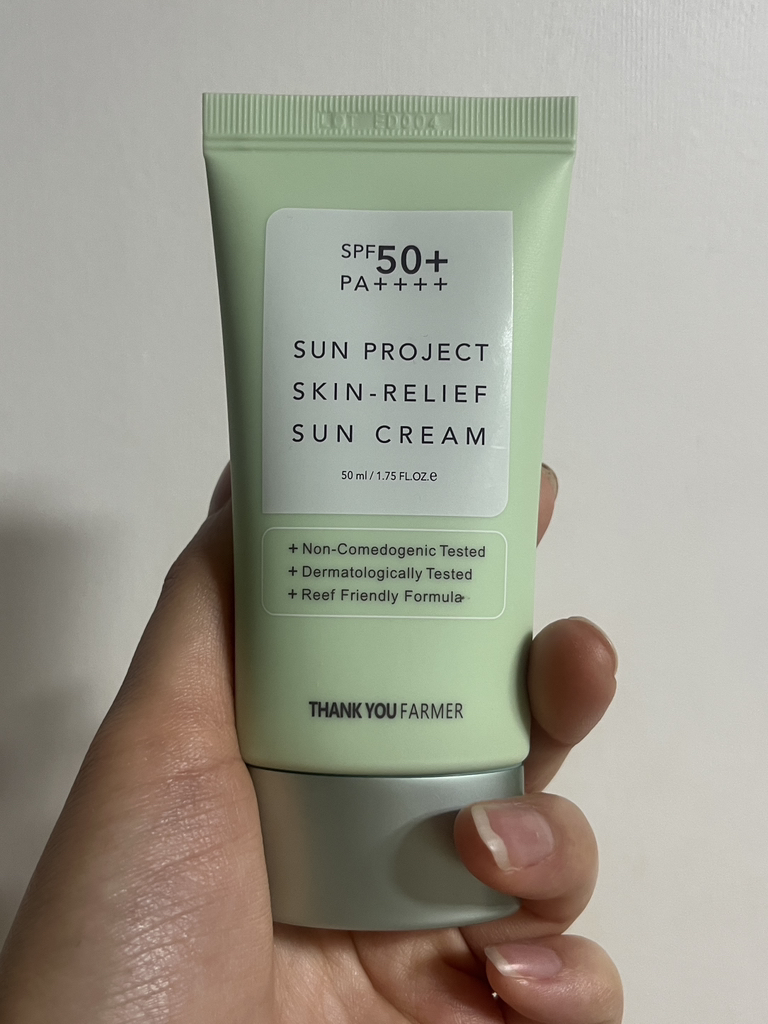 땡큐파머 (THANKYOUFARMER) 선 프로젝트 스킨 릴리프 선 크림 [SPF50+/PA++++] review image