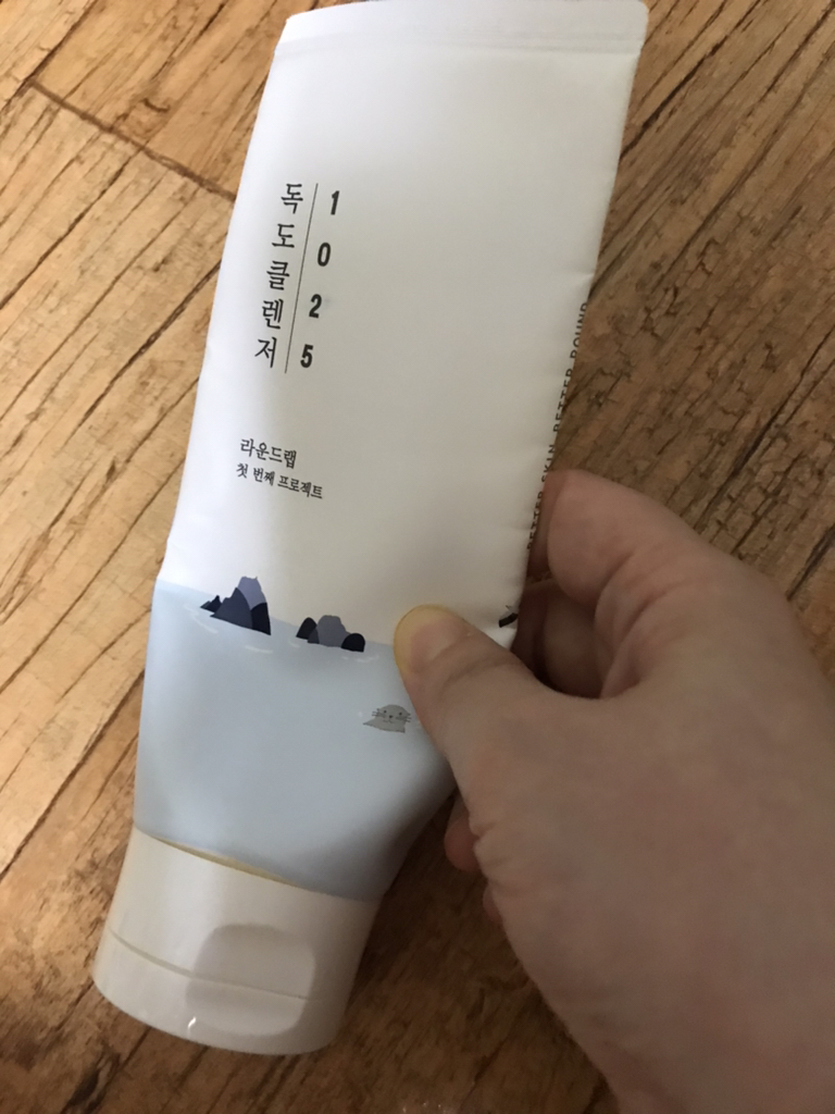独岛洁面乳的真实用户使用照片