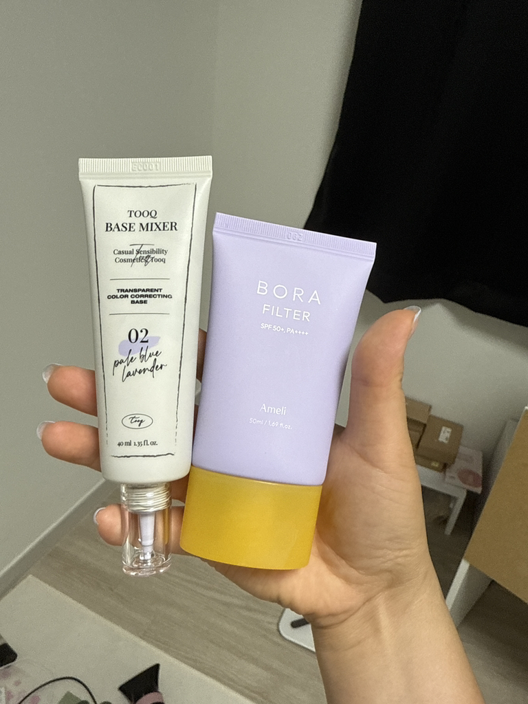 투크 (tooq) 트렌스페어런트 컬러 코렉팅 베이스 [SPF28/PA+++] [02 페일블루라벤더] review image