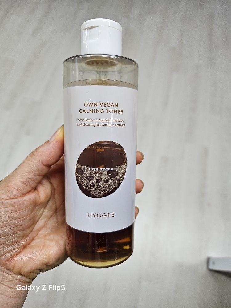 素食主义镇静爽肤水的真实用户使用照片