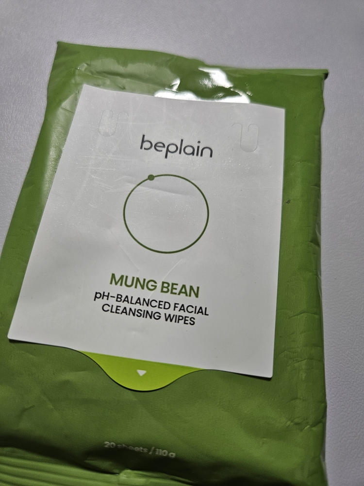 비플레인 (beplain) 녹두 약산성 클렌징 워터 티슈 review image