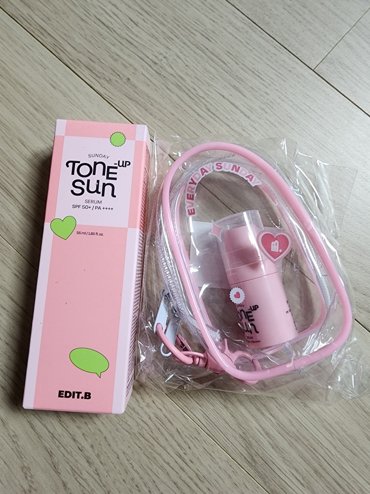EDIT.B Sunday Sun Serum [SPF50+/PA++++] [Tone Up/Pink] review image