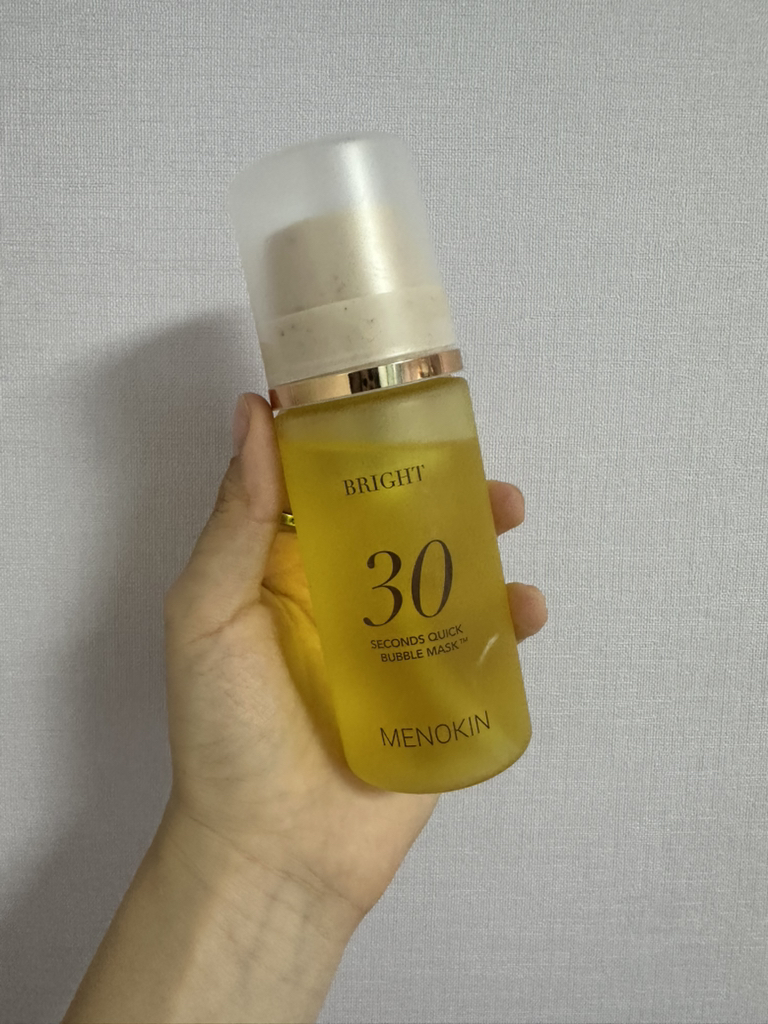 메노킨 (MENOKIN) 30초 퀵 버블 마스크 [브라이트] review image