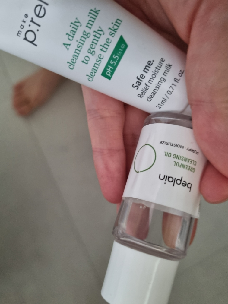 绿豆平衡爽肤水的真实用户使用照片