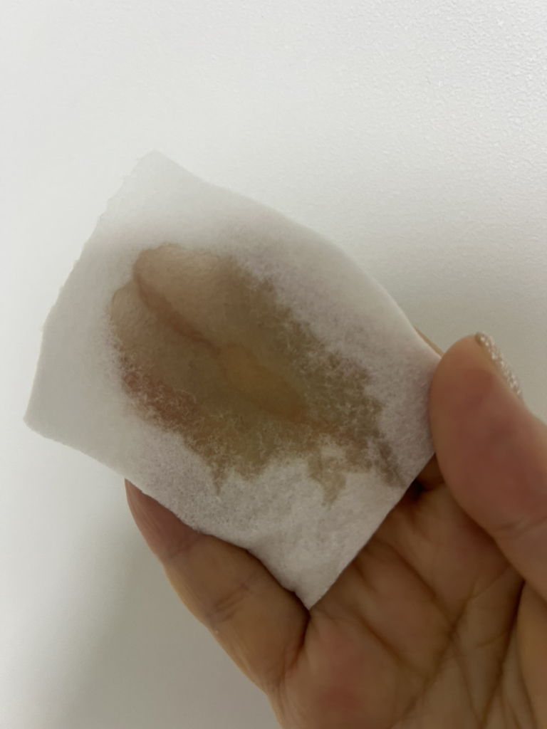 素食主义镇静爽肤水的真实用户使用照片