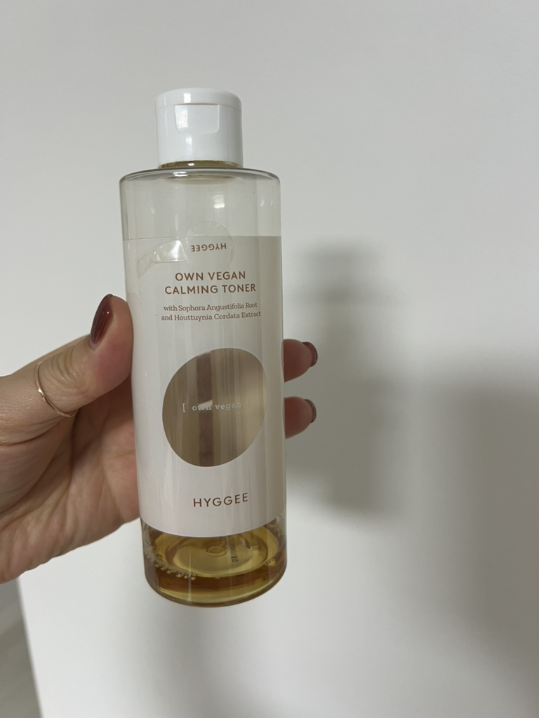 素食主义镇静爽肤水的真实用户使用照片