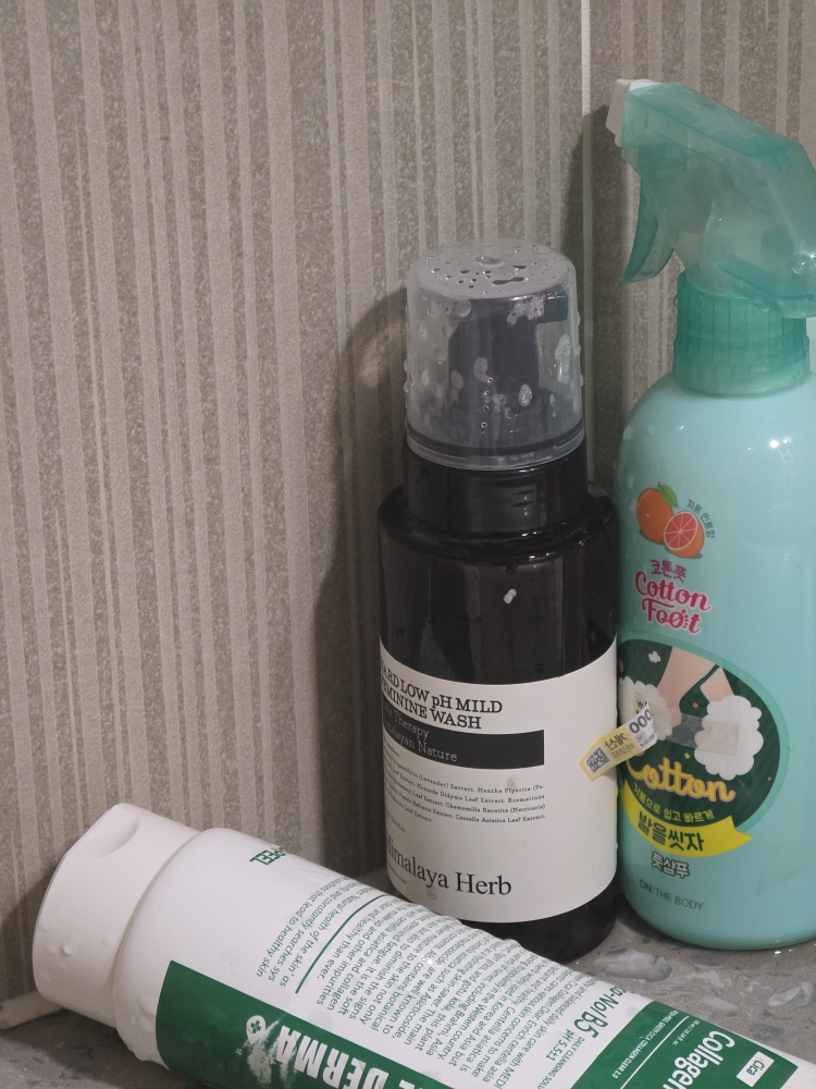 弱酸性女性私处护理清洁泡沫的真实用户使用照片