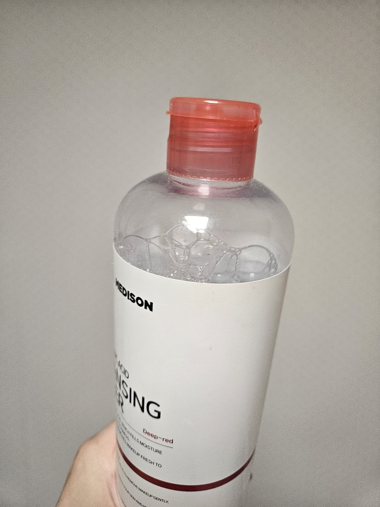 폴메디슨 (PAULMEDISON) 딥레드 히알루론산 클렌징 워터 review image