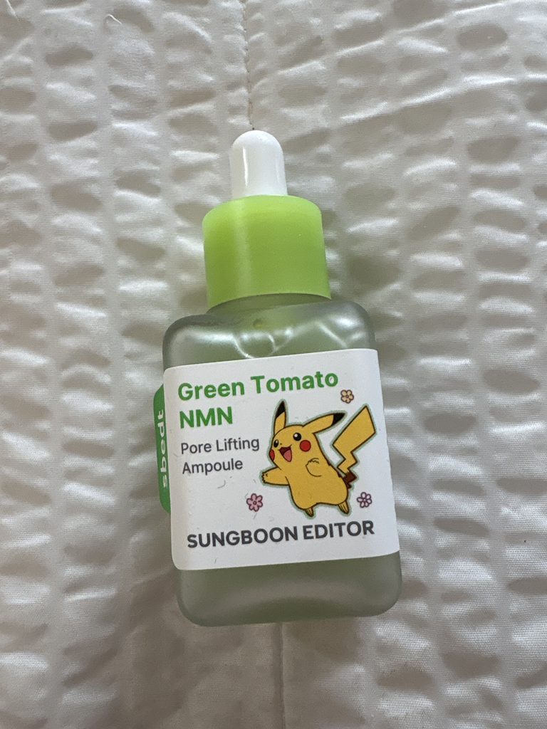 성분에디터 (SUNGBOONeditor) 포켓몬 콜라보 그린토마토 NMN 포어 리프팅 앰플 review image