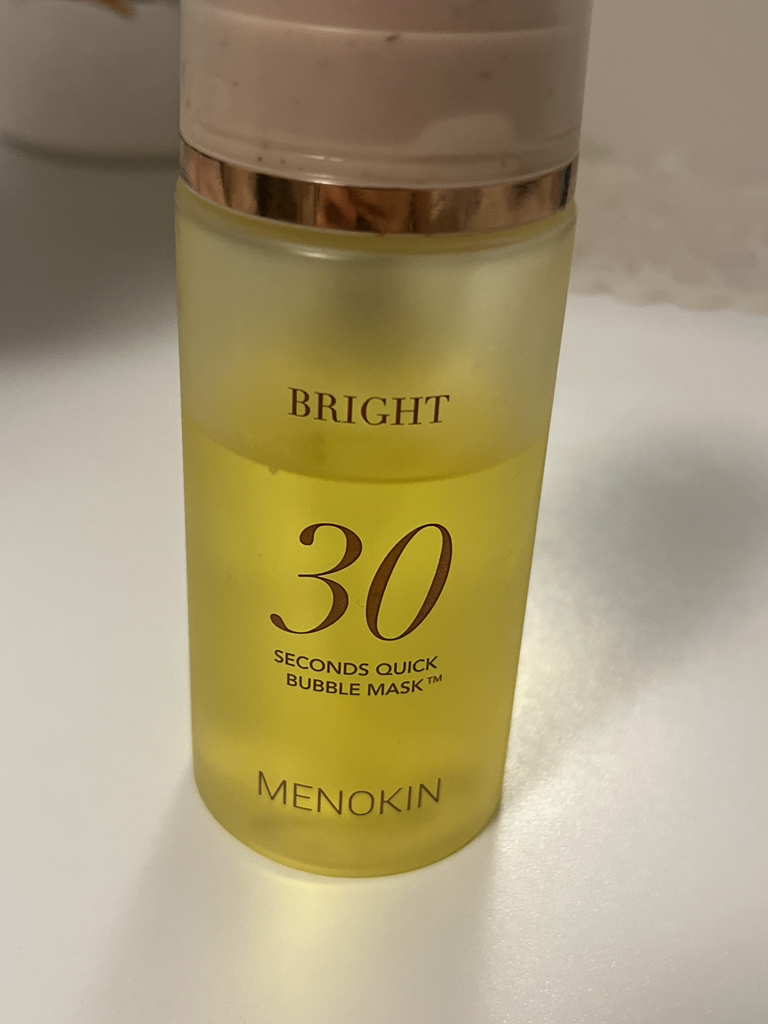 메노킨 (MENOKIN) 30초 퀵 버블 마스크 [브라이트] review image