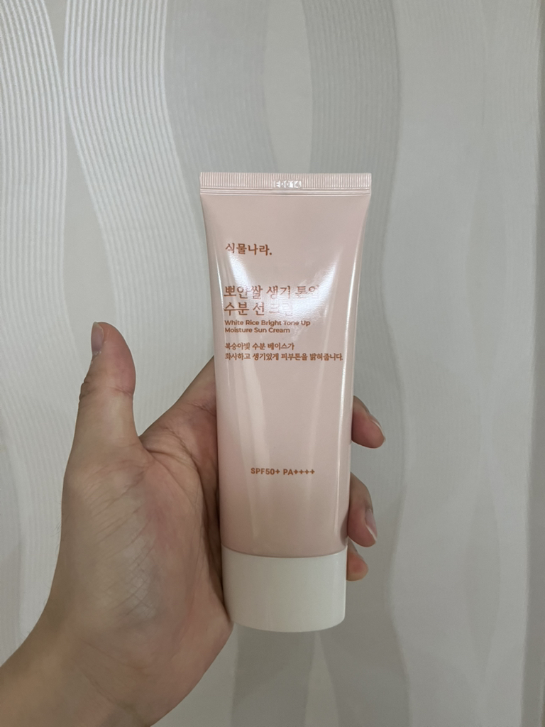 SHINGMULNARA 白皙米水分防晒霜 [SPF50+/PA++++] [亮肤提亮] common.review image