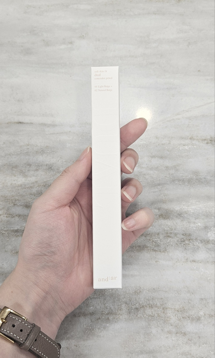 앤디얼 (and:ar) 소프트 스킨핏 듀얼 컨실러 펜슬 [#듀얼베이지] review image
