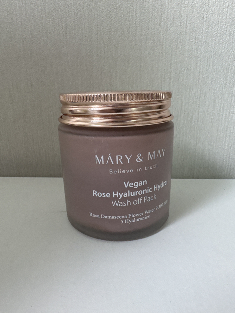 마리엔메이 (MARY&MAY) 비건 로즈 히알루로닉 하이드라 워시오프팩 review image
