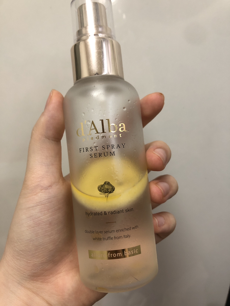 白松露首次喷雾精华的真实用户使用照片
