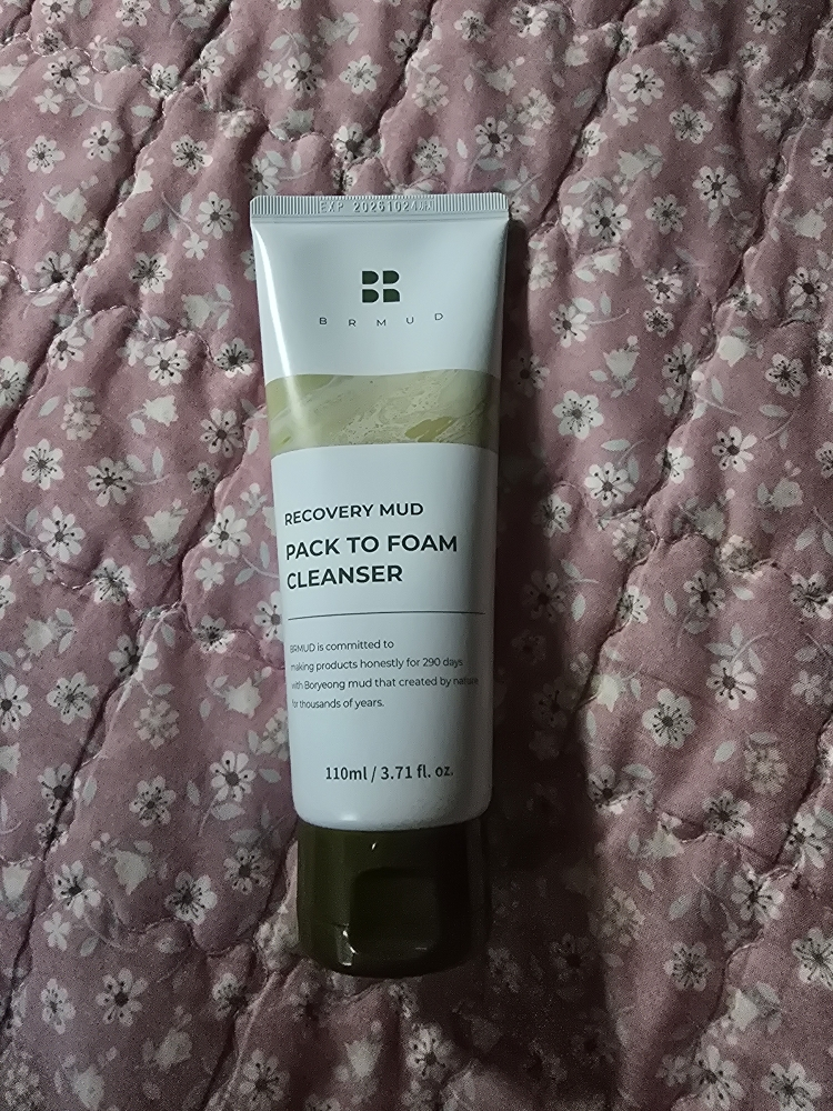 恢复泥浆面膜泡沫洁面乳的真实用户使用照片