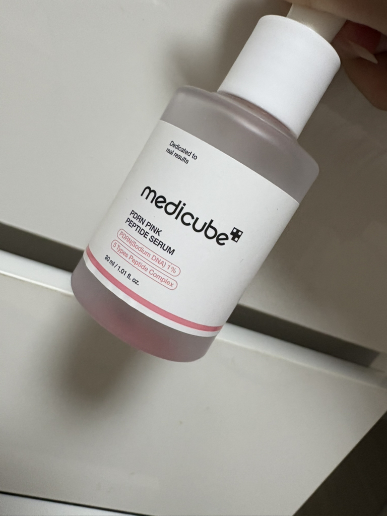 PDRN 粉红色肽原料安瓿的真实用户使用照片