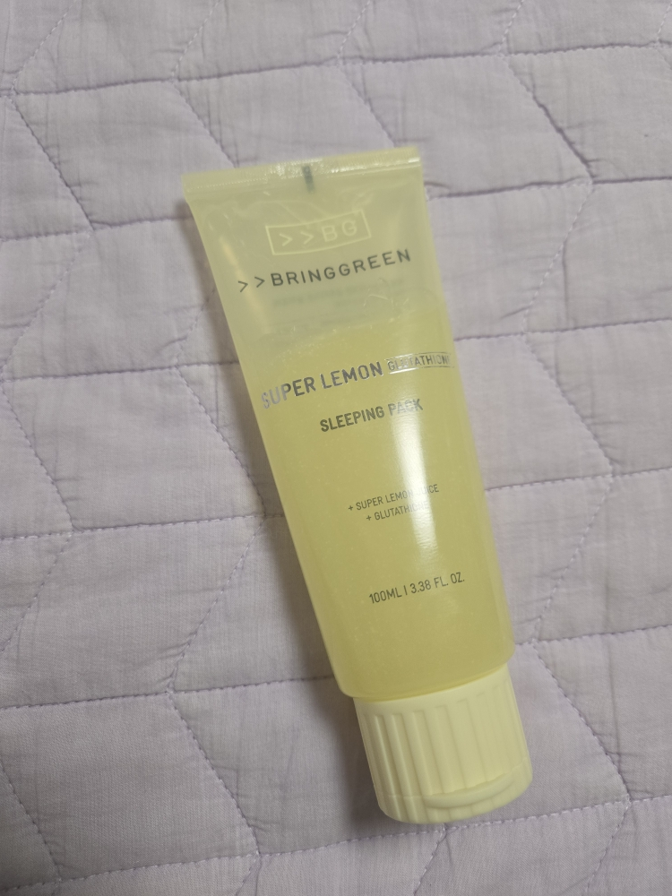 브링그린 (BRINGGREEN) 슈퍼레몬글루타치온슬리핑팩 review image