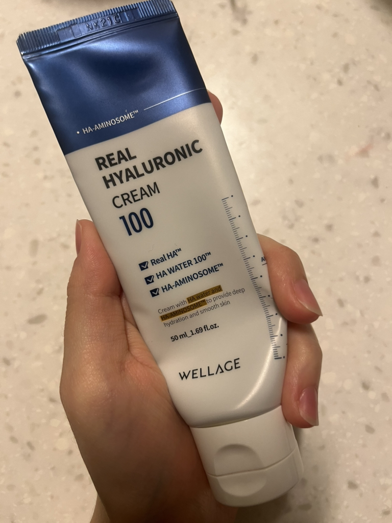 真正透明质酸100霜的真实用户使用照片