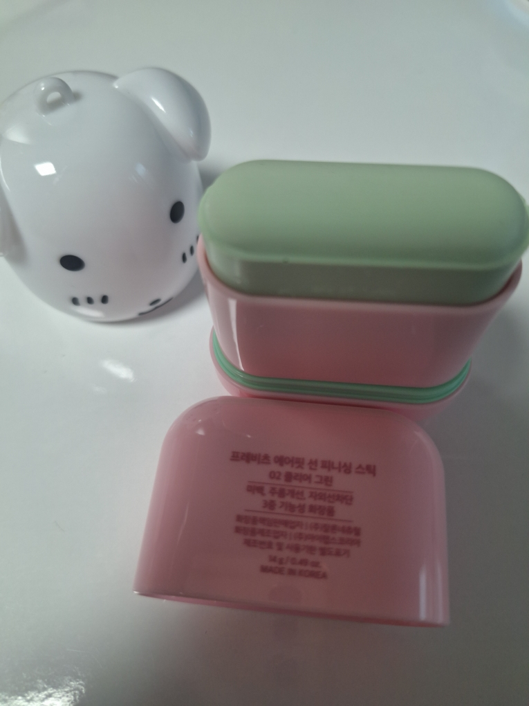 프레비츠 (FREBITS) 에어핏 선 피니싱 스틱 [SPF50+/PA++++] [02 클리어그린] review image