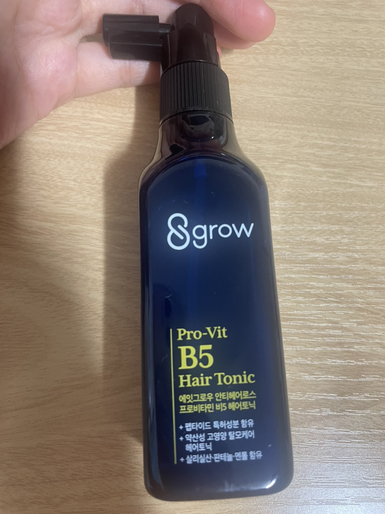 抗脱发维生素B5发养发液的真实用户使用照片