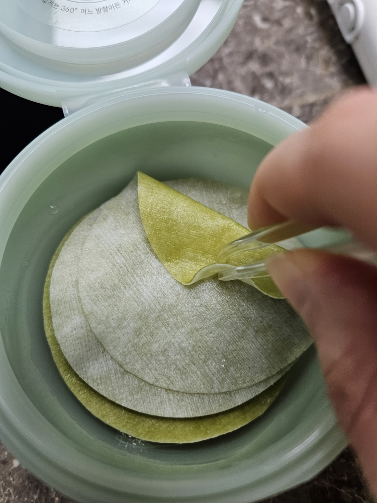 嫩艾草保湿镇静垫的真实用户使用照片