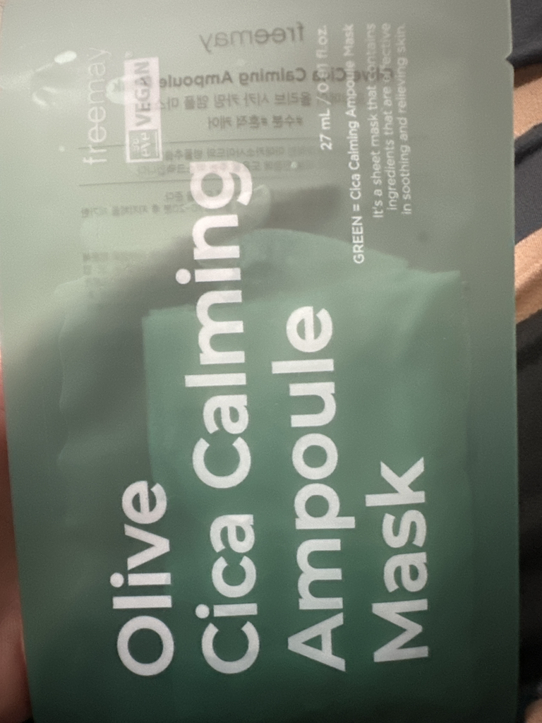Olive Cicca 魅力安瓶面膜的真实用户使用照片