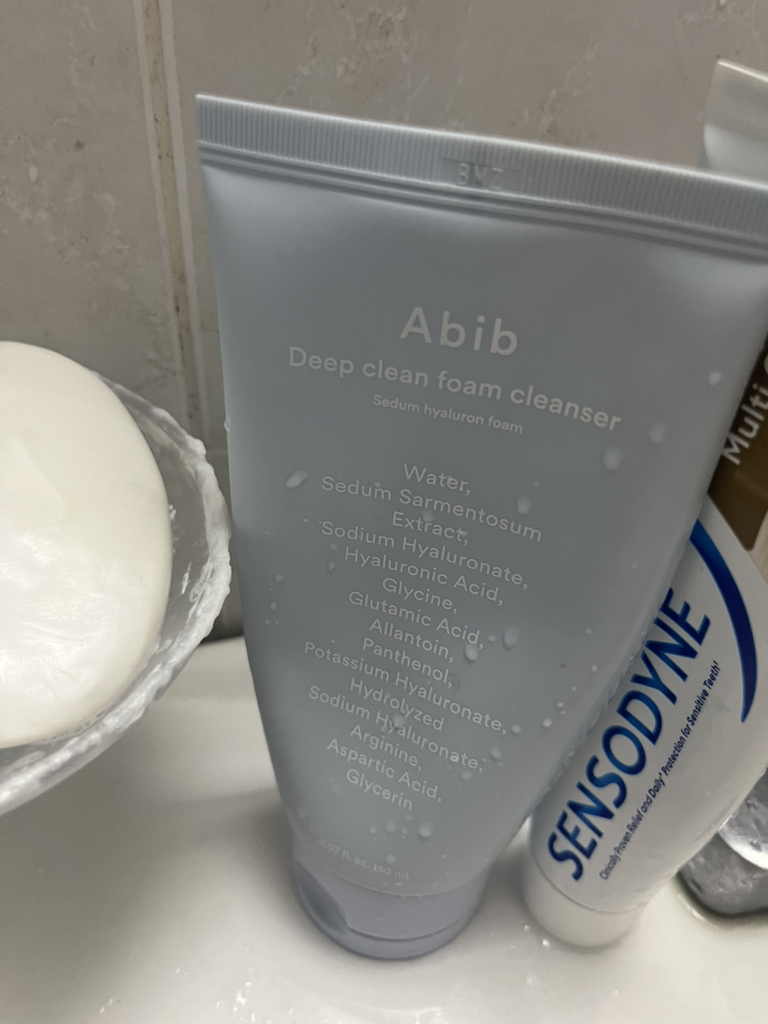 아비브 (Abib) 딥 클린 폼 클렌저 수분초 히알루론 폼 review image