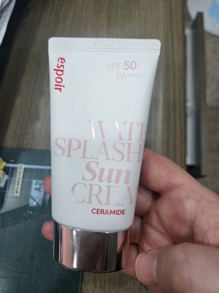에스쁘아 (espoir) 워터 스플래쉬 선크림 [SPF50+/PA++++] [세라마이드] review image
