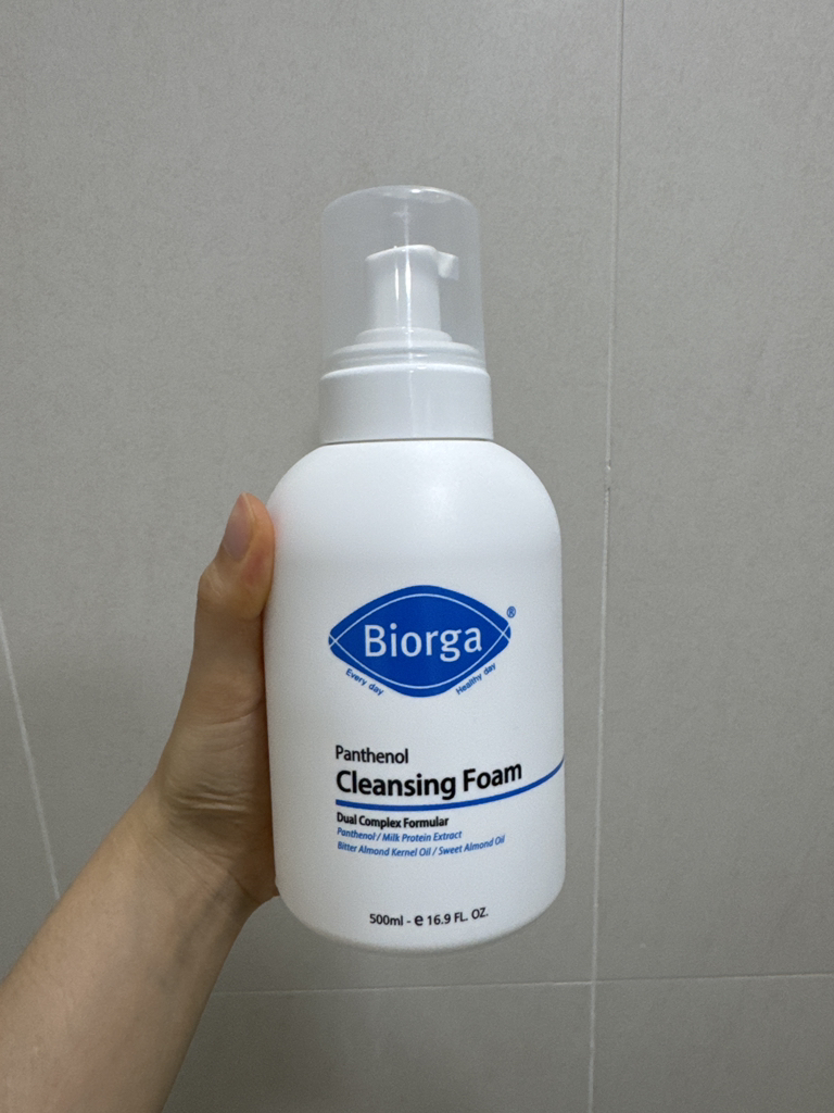 泛醇洁面乳的真实用户使用照片