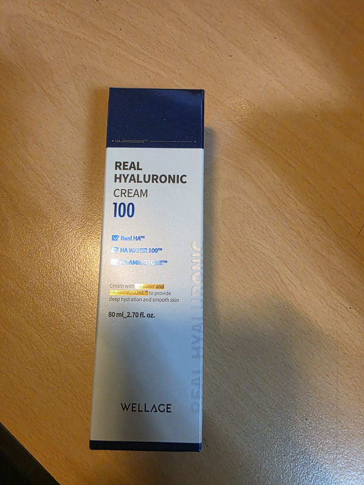 웰라쥬 (WELLAGE) 리얼 히알루로닉 100 크림 review image
