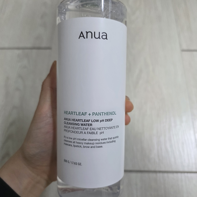 아누아 (Anua) 어성초 약산성 딥 클렌징 워터 review image
