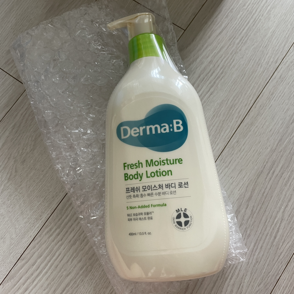 清新保湿身体乳液的真实用户使用照片