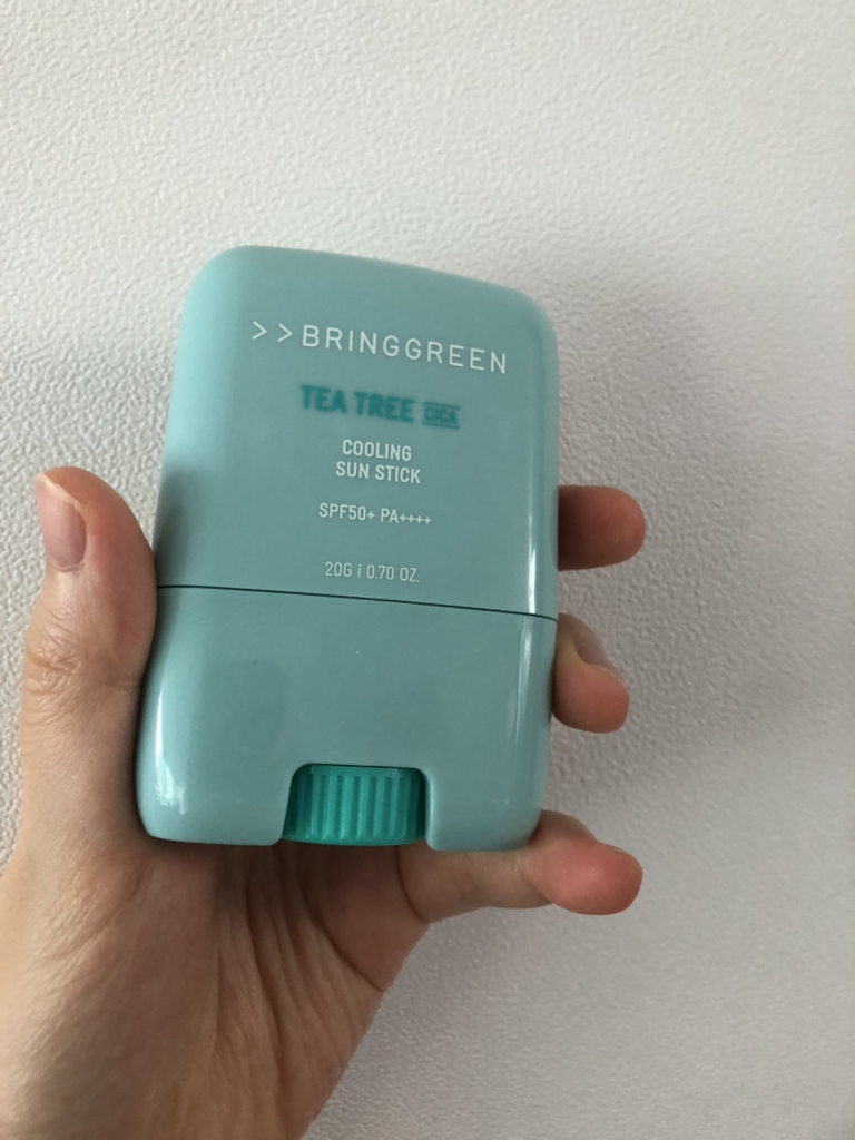 브링그린 (BRINGGREEN) 배스킨콜라보 티트리시카쿨링선스틱 [SPF50+/PA++++] review image