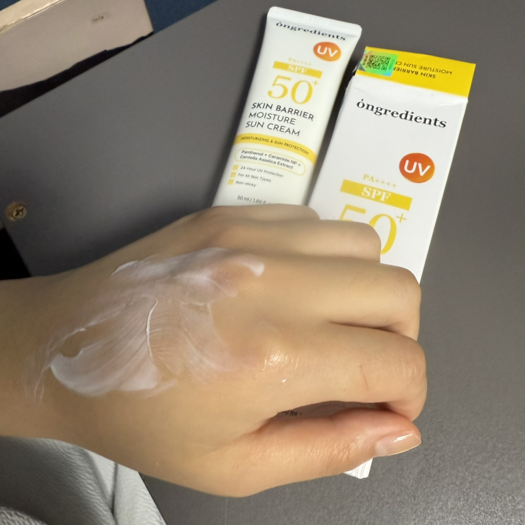 온그리디언츠 (ongredients) 스킨 베리어 수분 선크림 [SPF50+/PA++++] review image