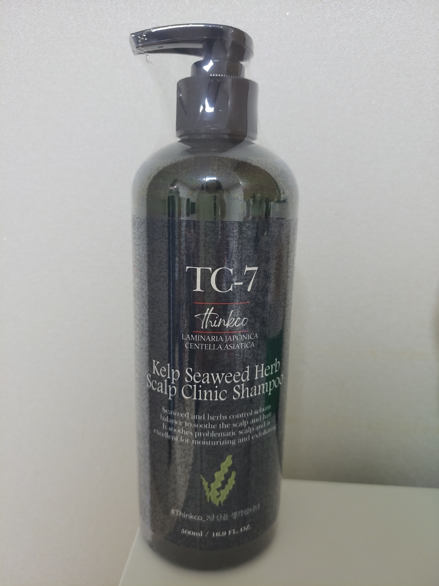 띵코 (thinkco) TC-7 다시마 씨위드 허브 두피 클리닉 샴푸 review image