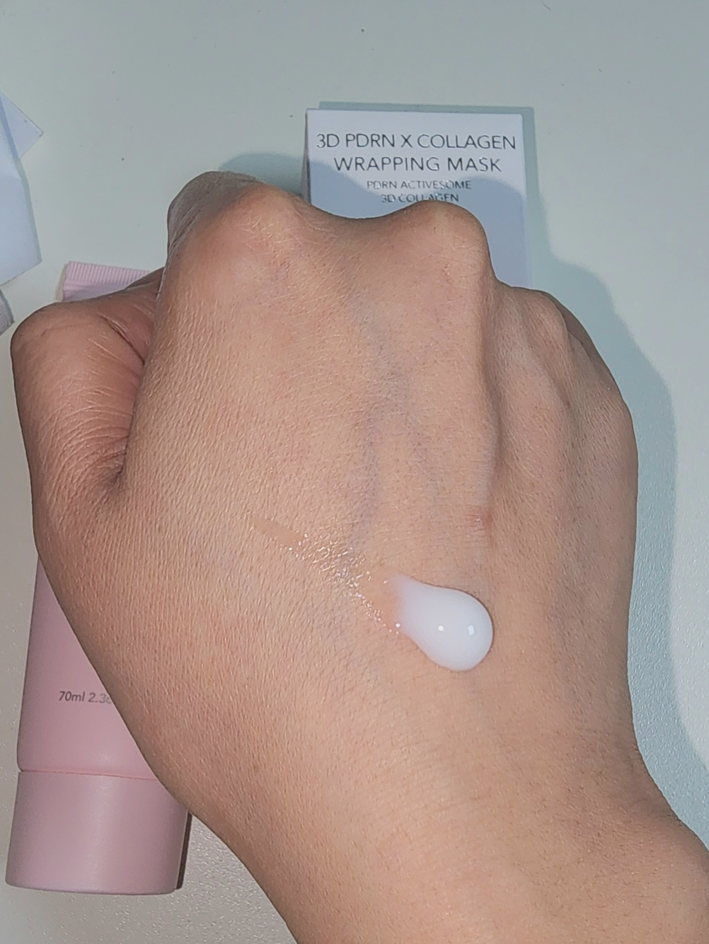 스킨앤랩 (SKIN&LAB) 쓰리디 피디알엔 엑스 콜라겐 랩핑 마스크 review image