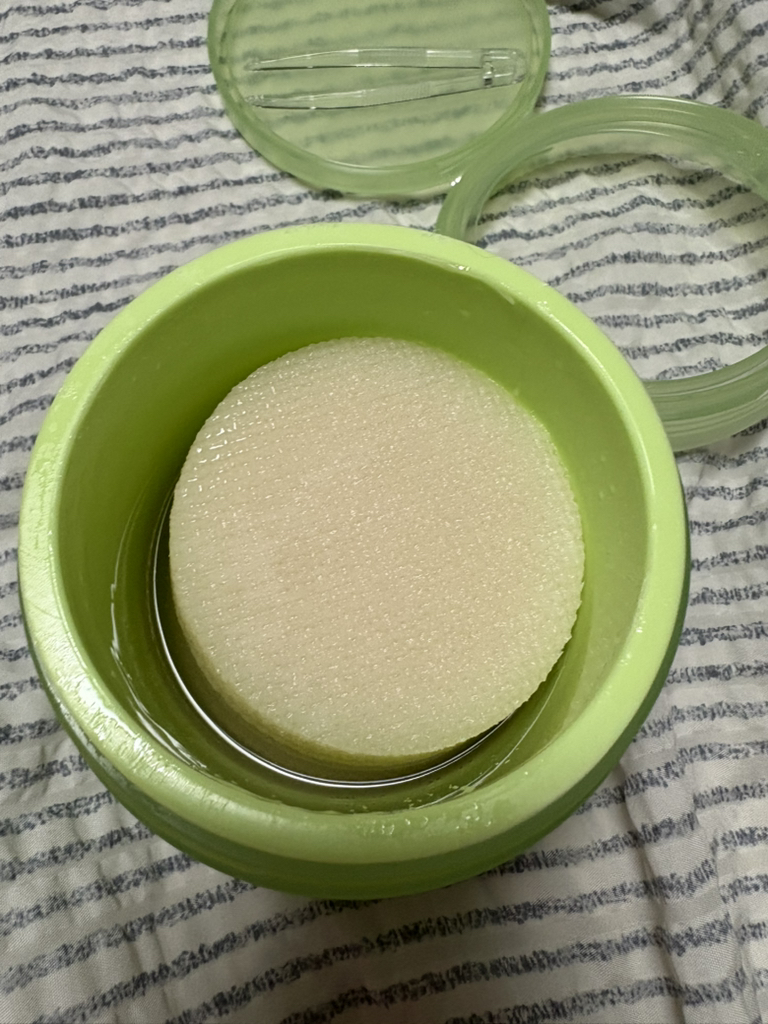 艾草精华面膜清洁触感的真实用户使用照片