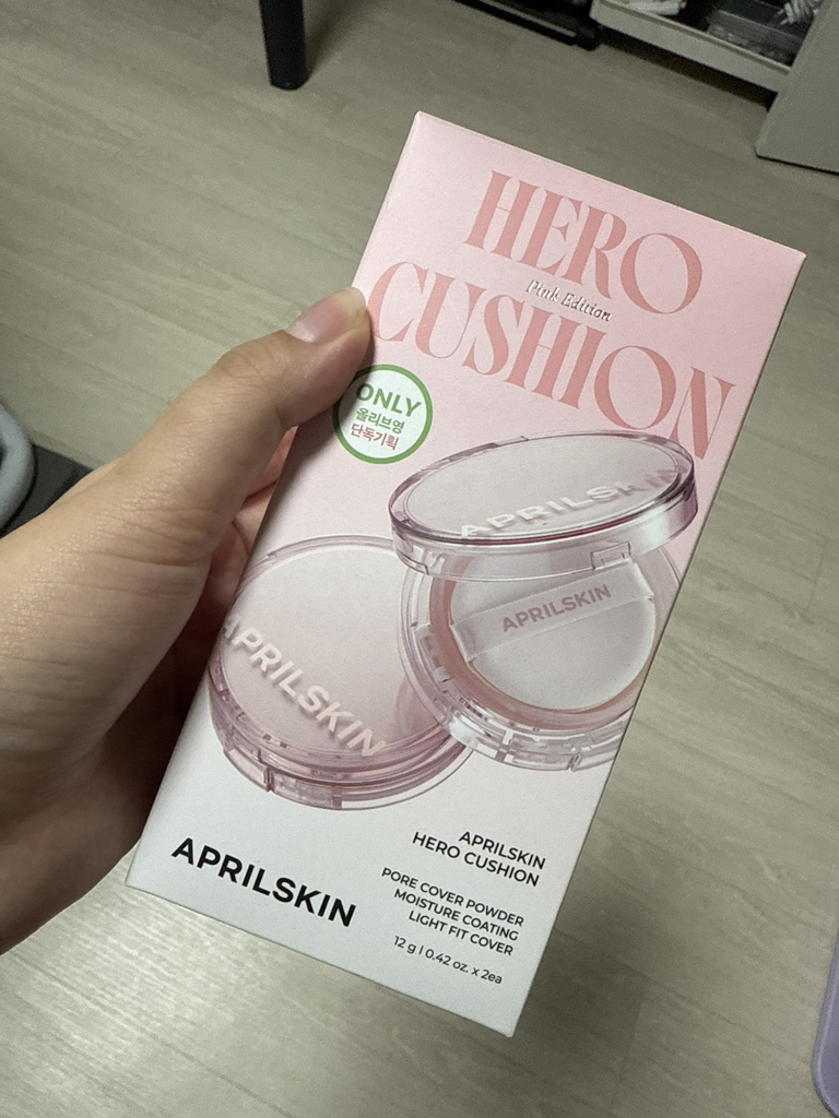 爱普丽至 PinkEdition Hero Cushion [SPF50+/PA++++] [No.21 Light Beige] [SPF50+/PA++++ common.review image