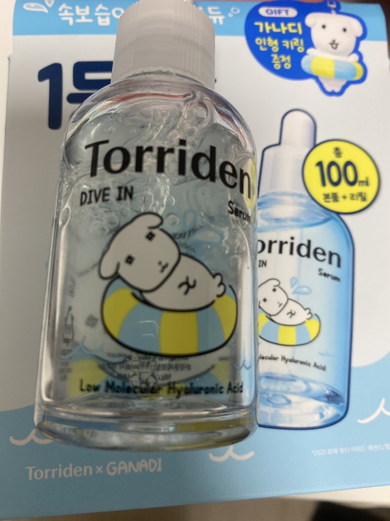 토리든 (Torriden) 가나디 콜라보 다이브인 저분자 히알루론산 세럼 review image