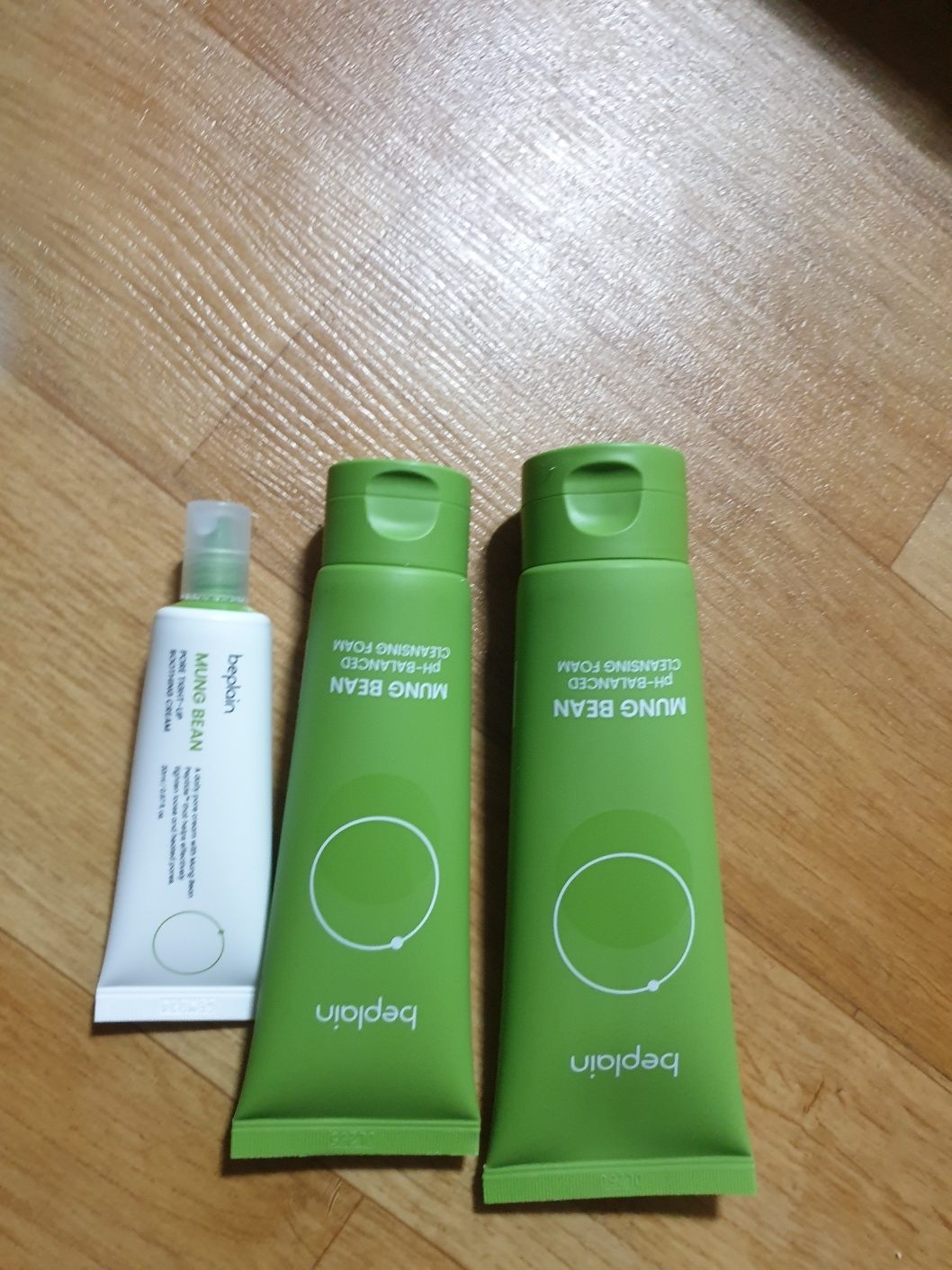 绿豆弱酸性洗面奶的真实用户使用照片