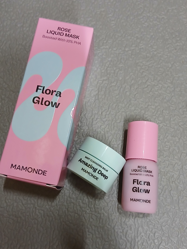 마몽드 (Mamonde) 플로라글로우 로즈 리퀴드 마스크 review image