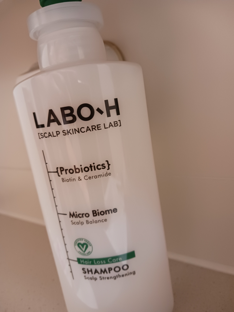 头皮强健诊所脱发缓解洗发水的真实用户使用照片