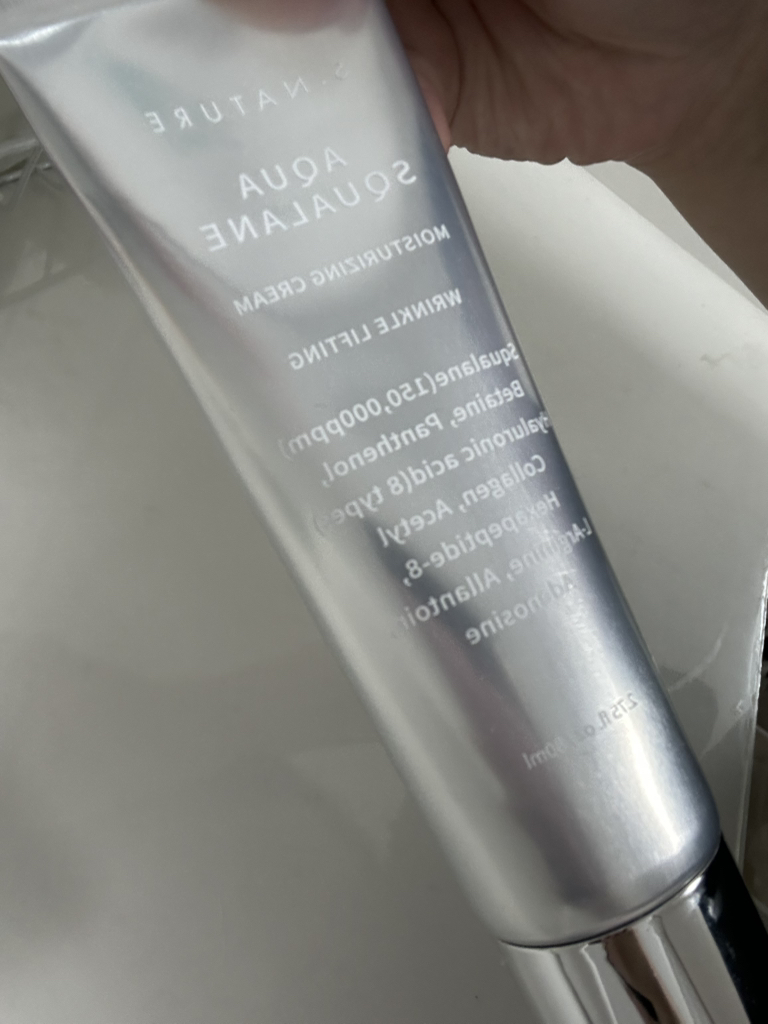 水库角鲨烷补水面霜的真实用户使用照片