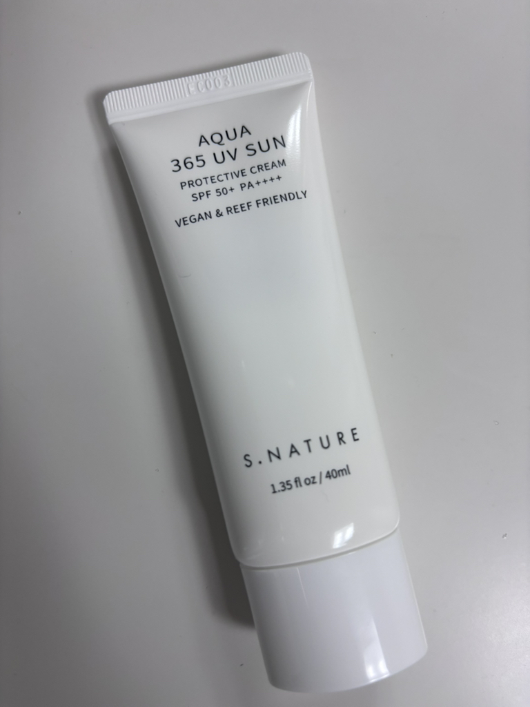 에스네이처 (S.NATURE) 아쿠아 365 유브이 선크림 [SPF50+/PA++++] review image