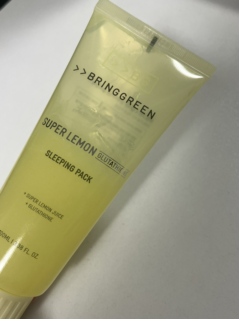 브링그린 (BRINGGREEN) 슈퍼레몬글루타치온슬리핑팩 review image
