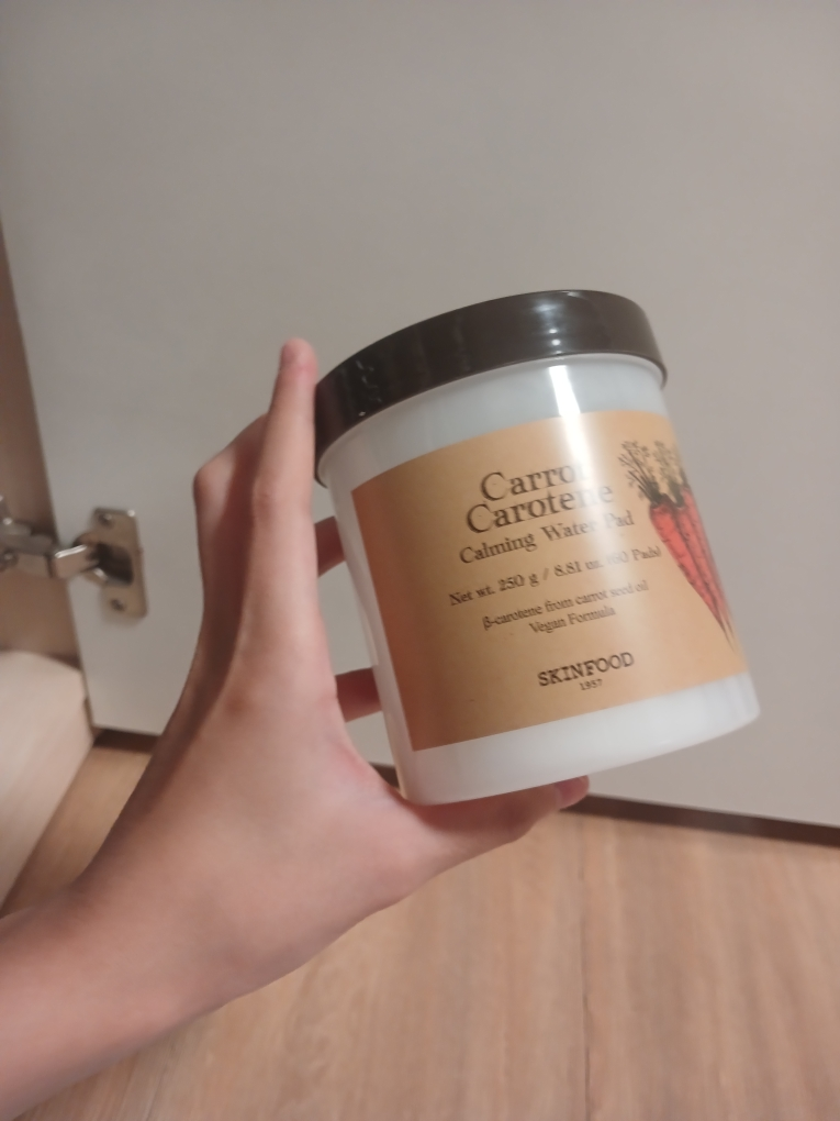 스킨푸드 (SKINFOOD) 캐롯 카로틴 카밍 워터 패드 review image