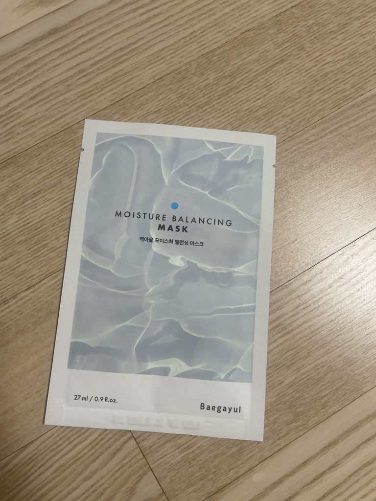 백아율 (Baegayul) 모이스처 밸런싱 마스크 review image