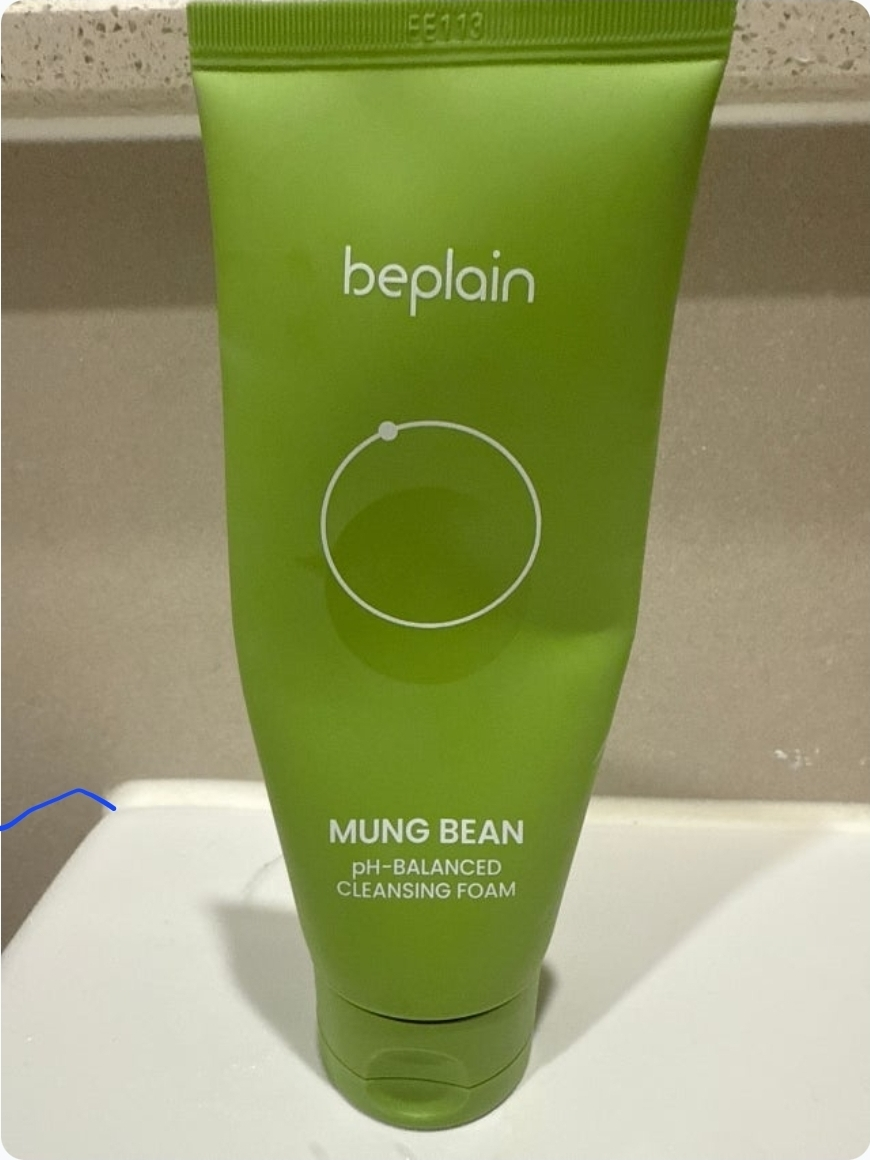 绿豆弱酸性洗面奶的真实用户使用照片