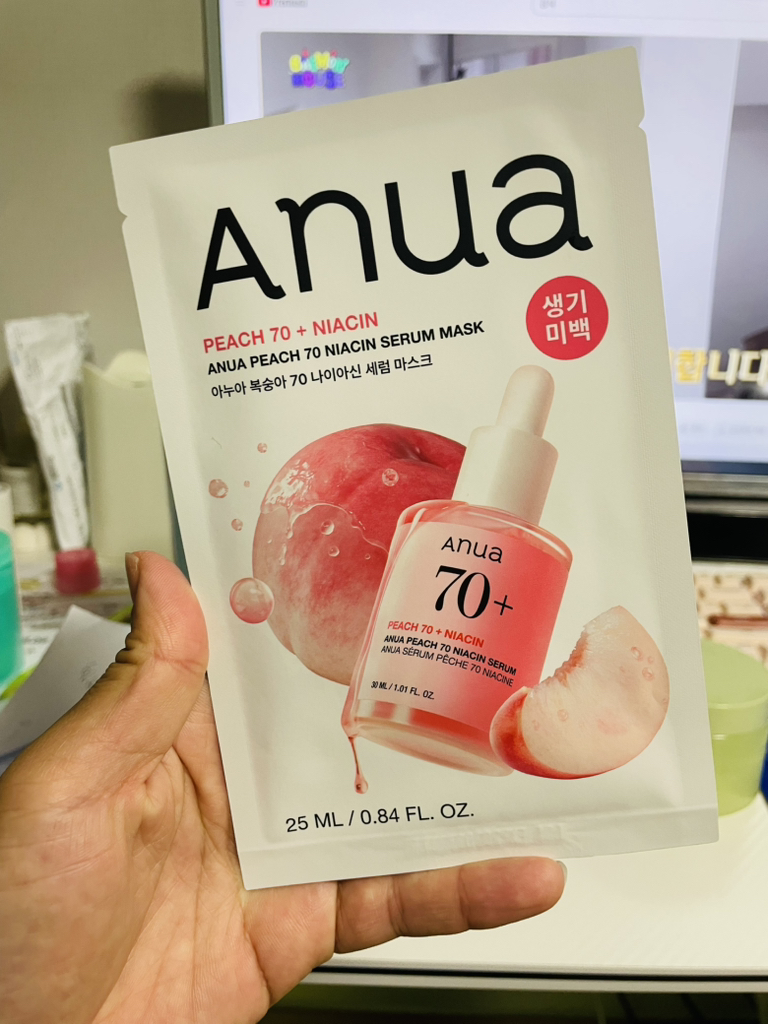 아누아 (Anua) 복숭아 나이아신아마이드 세럼 마스크 review image