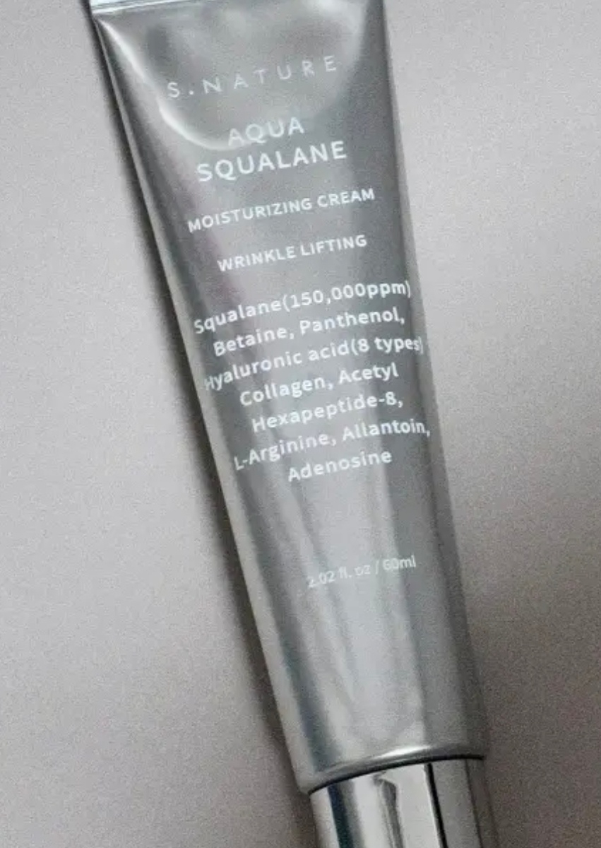 水库角鲨烷补水面霜的真实用户使用照片